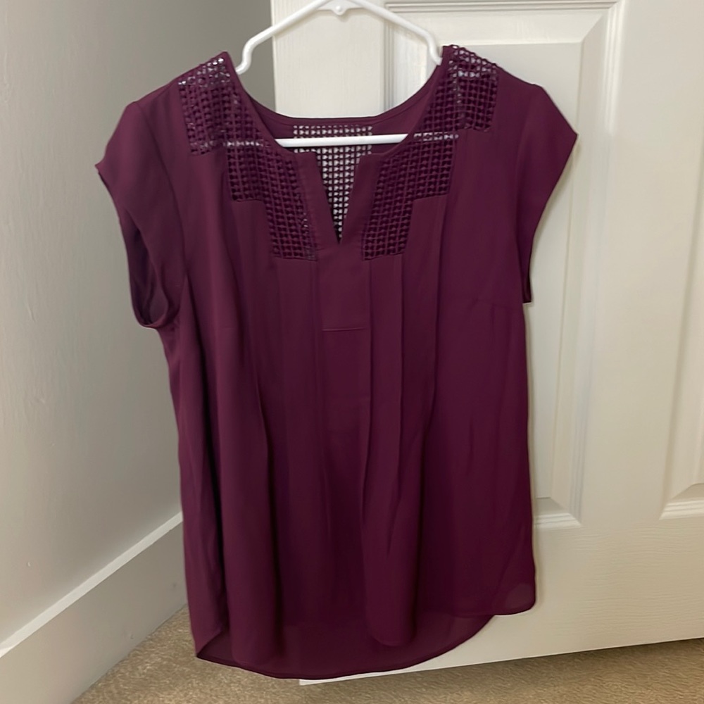 Dark Purple Blouse